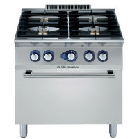700XP Gasfornuis 4 branders op gasoven - Promoprijs: &euro;2.499
